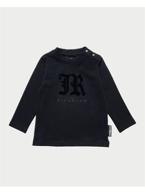 John Richmond children's long-sleeved t-shirt JOHN RICHMOND | RIA25004TSBLACK